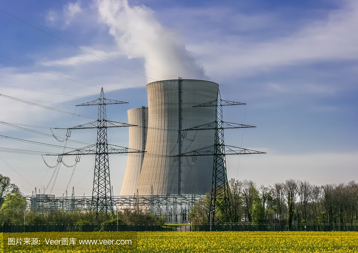 冷卻塔核電站